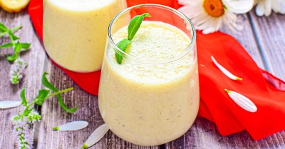 Смузи с бананом и молоком