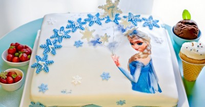Торт Холодное сердце Эльза для девочек