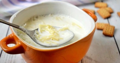 Молочный суп с макаронами для ребенка