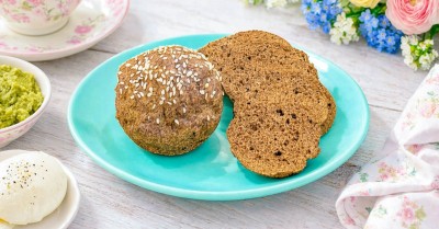 Булочки из псиллиума в микроволновке