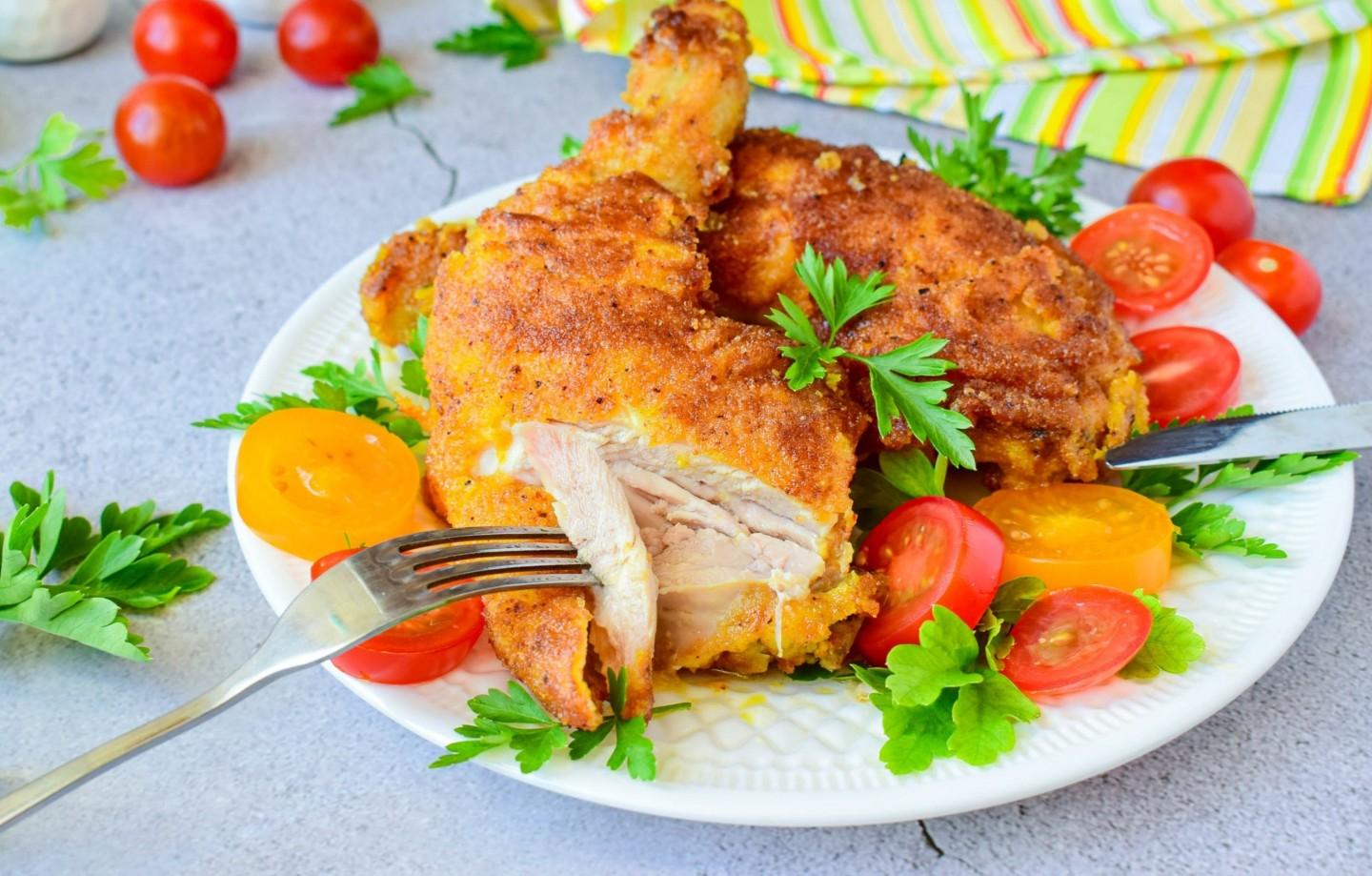 Куриные голени в сухарях на сковороде рецепт с фото