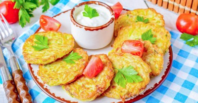 Котлеты из кабачков на сковороде простые