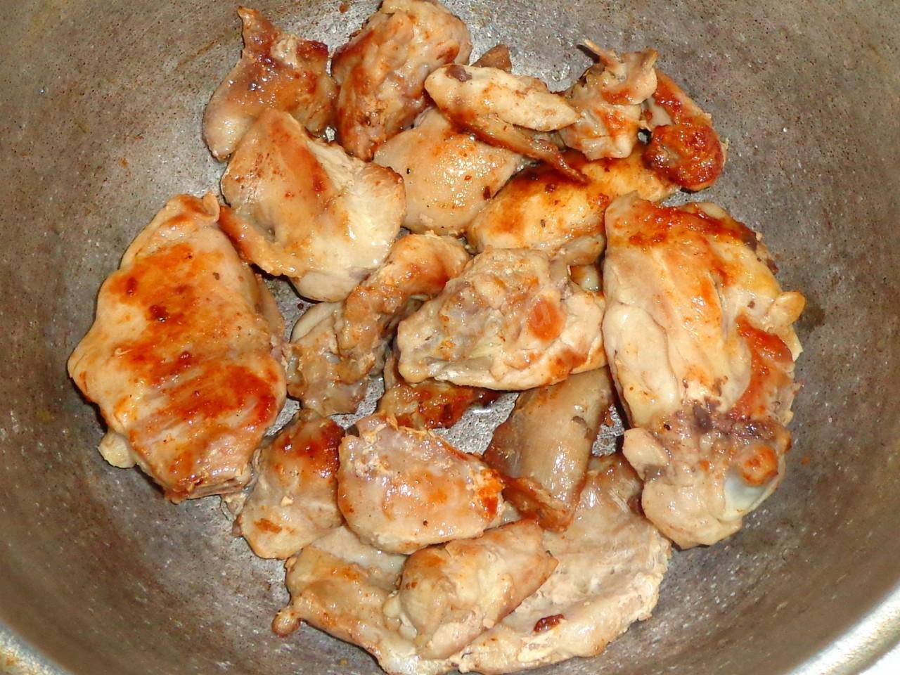 Рецепт куриной грудки кусочками