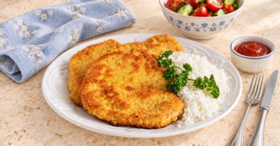 Шницель из свинины на сковороде