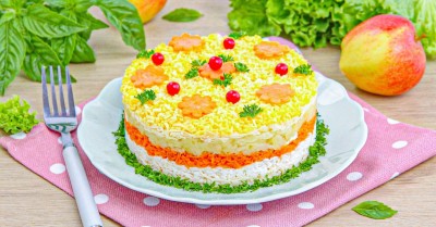 Салат яблоки морковь яйца