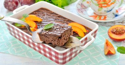 Брауни из кабачка с какао ПП