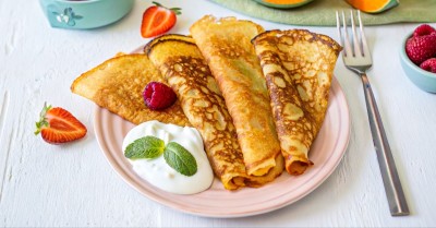 Блины с тыквой на кефире