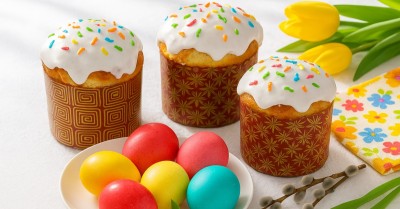 Кулич без изюма и дрожжей