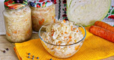 Капуста квашеная в рассоле в банке на зиму