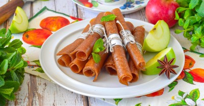 Фруктовая пастила без сахара из яблок домашняя