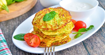 Оладьи из кабачков с манкой