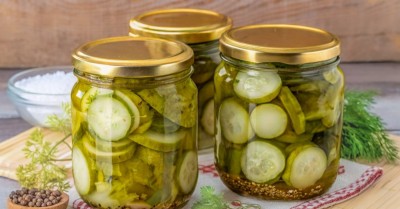 Салат из огурцов с укропом на зиму