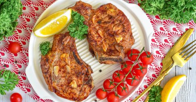 Сочная свиная корейка в аэрогриле