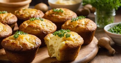 Картофельные маффины с сыром