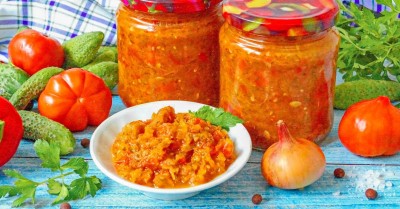 Икра огуречная с болгарским перцем на зиму