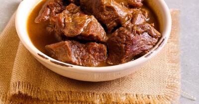 Тушенная телятина в пиве