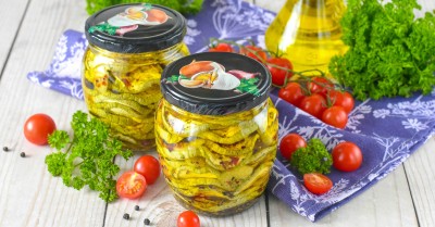 Вяленые кабачки на зиму в масле