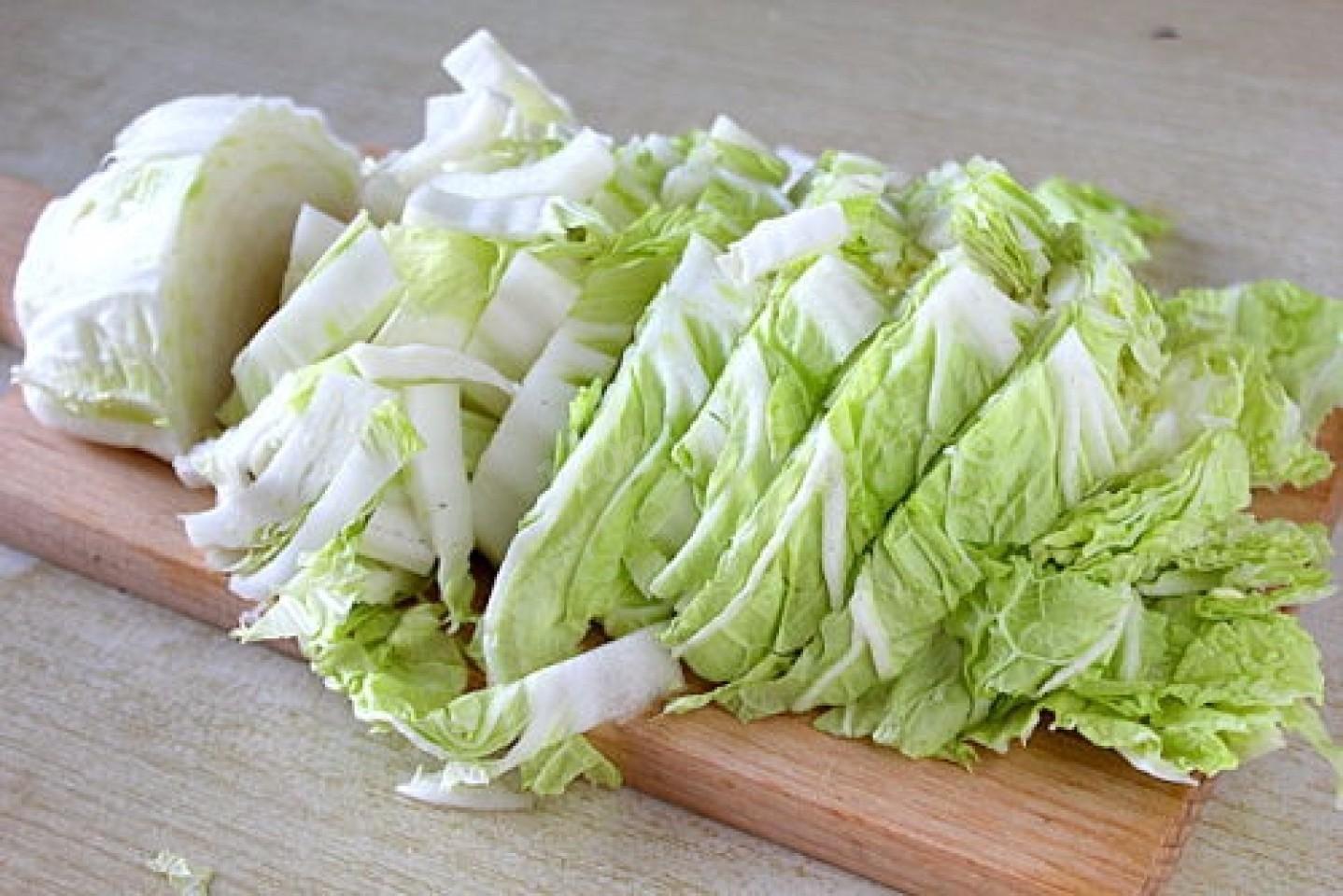 Китайский салат фото или пекинская капуста