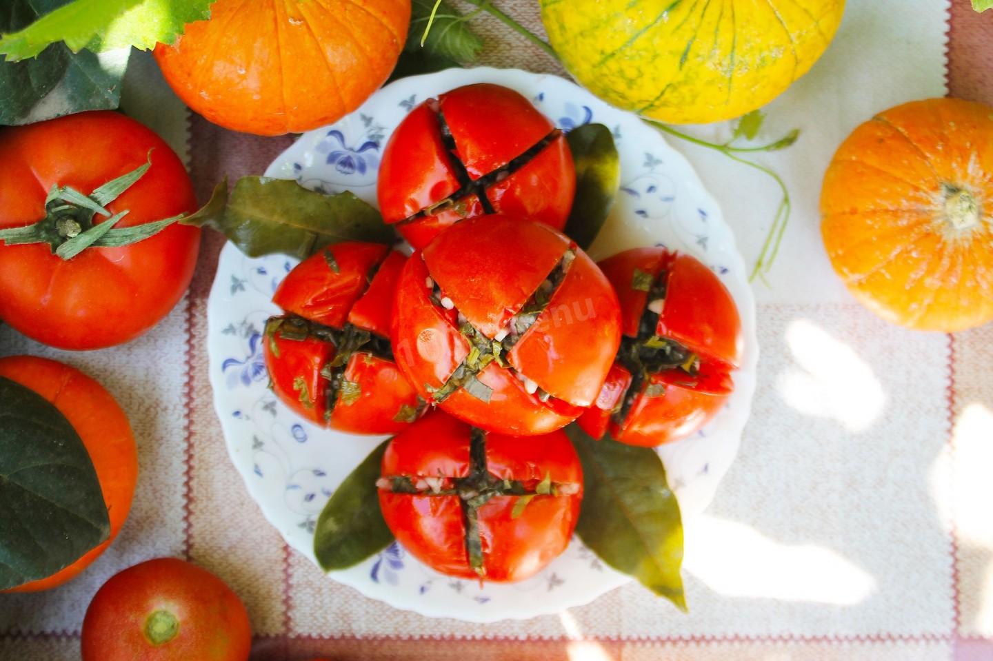 Помидоры по-армянски: лучшие рецепты фаршированных зеленью томатов