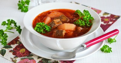 Борщ классический с говядиной