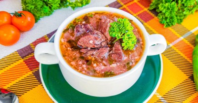 Суп харчо из говядины с рисом