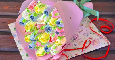 Зефирные цветы