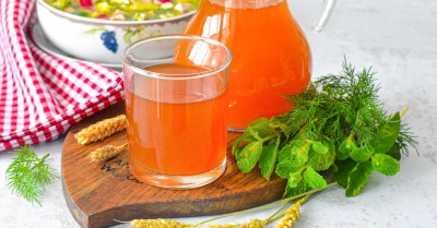Квас для окрошки домашний с дрожжами