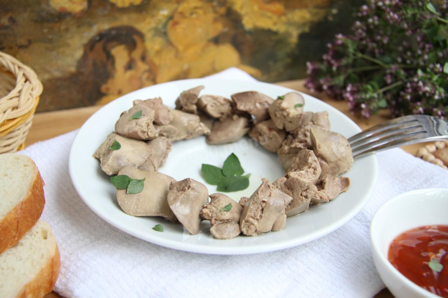 Печень отварная рецепт с фото пошагово - 1000.menu