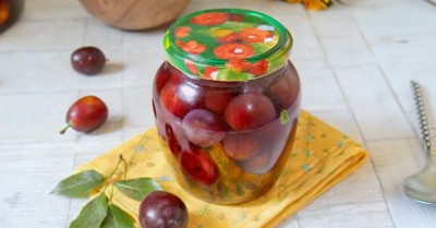 Маринованные пикантные сливы без стерилизации на зиму