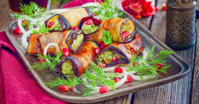 Баклажаны с орехами по грузински