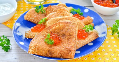 Тонкие блины на пиве с дырочками