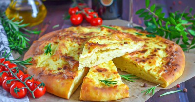 Хачапури по мегрельски настоящий в духовке