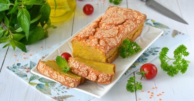Хлеб из чечевицы в духовке
