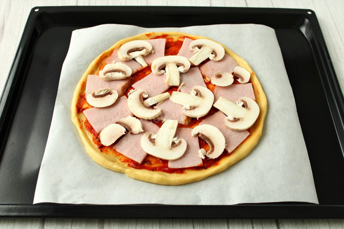 домашняя пицца без дрожжей рецепт приготовления в домашних условиях фото 105
