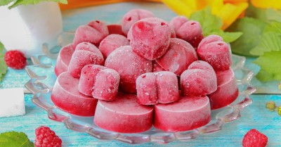 Малина замороженная с сахаром на зиму