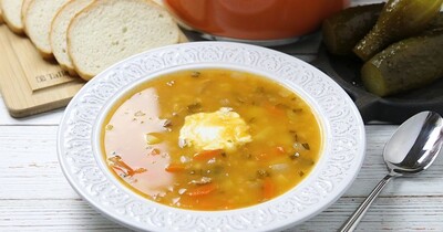 Рассольник Ленинградский по ГОСТу