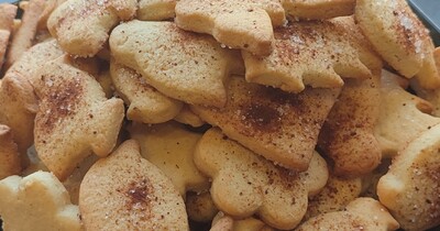 Простое, вкусное песочное печенье
