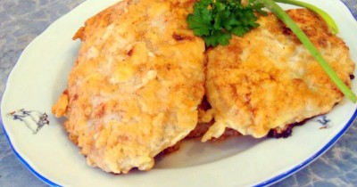 Отбивные из свинины вымоченные в молоке