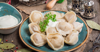 Пельмени из рисовой муки без яйца