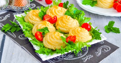 Картофельное пюре запеченное в духовке с сыром