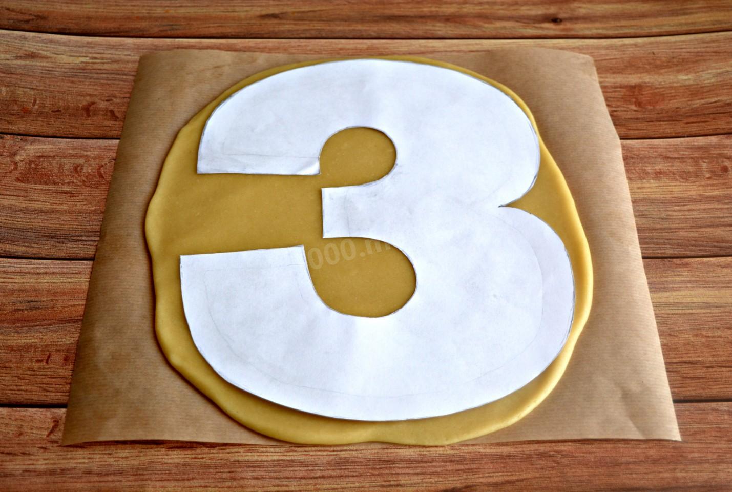 Торт Цифра 3 Рецепт С Фото Пошагово