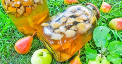 Компот из яблок и груш на зиму