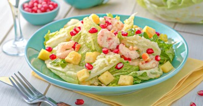 Салат Стрелы Амура с креветками на день рождения