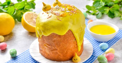 Лимонная глазурь для кулича