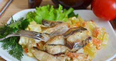 Скумбрия в майонезе запеченная в фольге