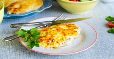 Куриные отбивные с ананасом и сыром