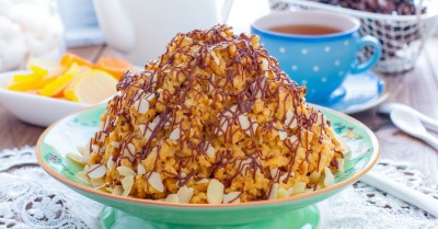 Торт муравейник классический со сгущенкой вареной