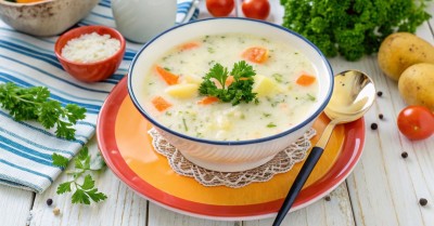 Сырный суп в мультиварке