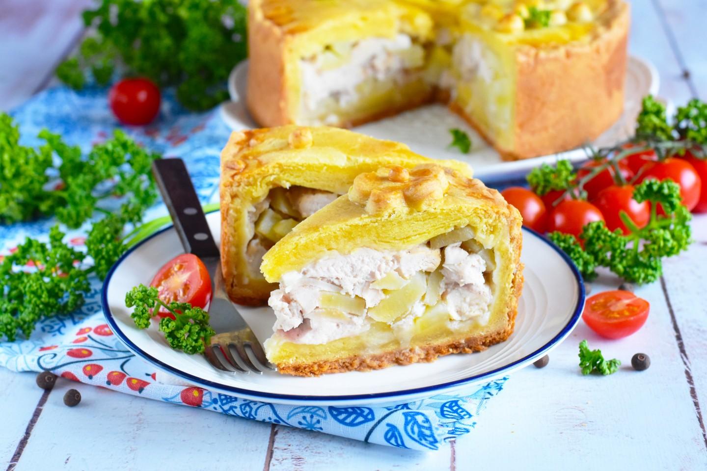 Курник с картофелем и курицей: вкусный бабушкин рецепт [Рецепты]