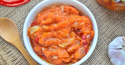 Тыква с овощами чесноком сахаром на зиму